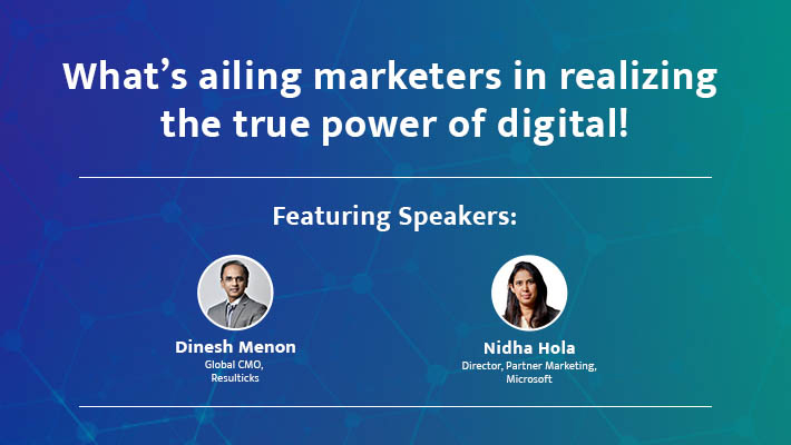  What’s ailing marketers in realizing the true power of digital Webinar Thumbnail