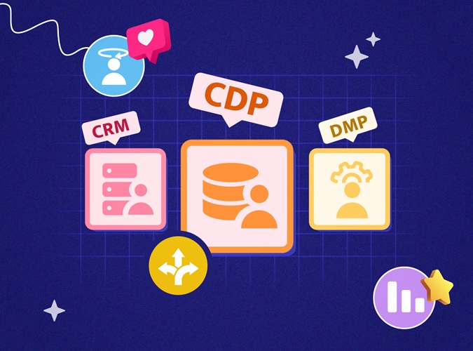 Difference Between CDP, CRM, and DMP